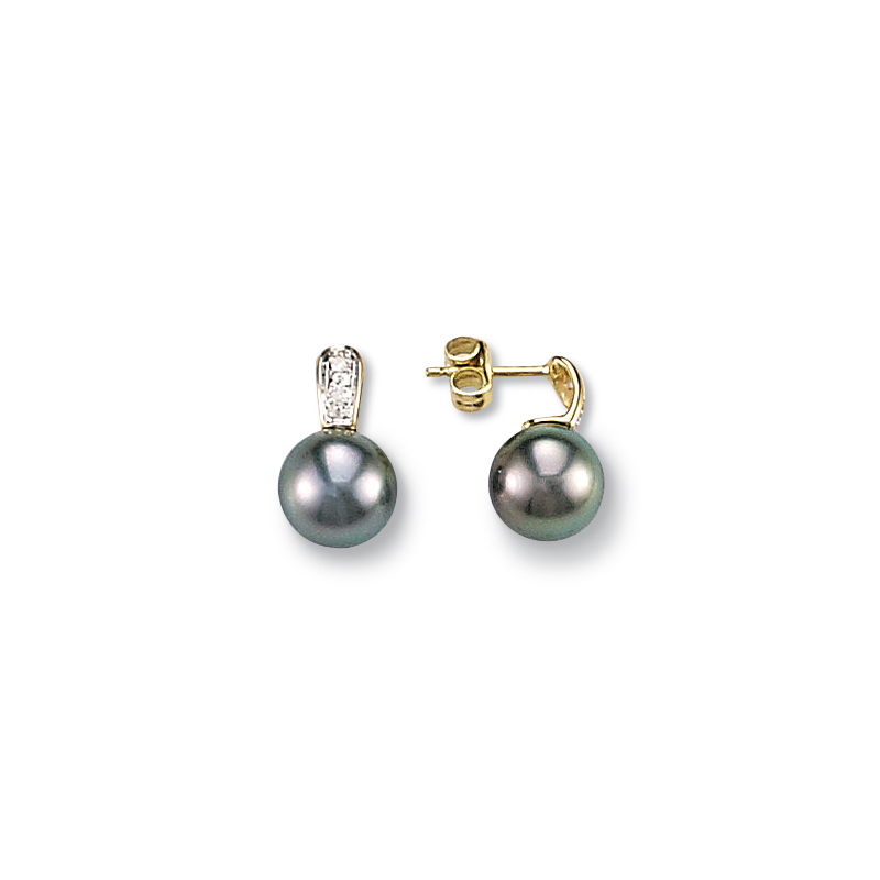 boucles d'oreilles or perle de tahiti boucles d'oreilles or perle de tahiti