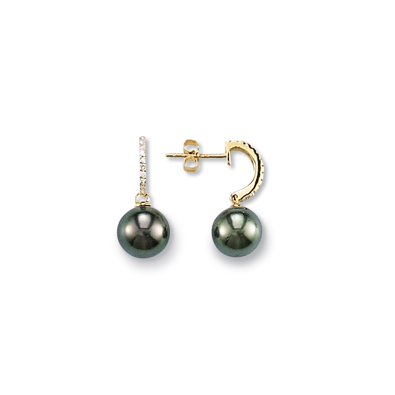 boucles d'oreilles or perle de tahiti boucles d'oreilles or perle de tahiti