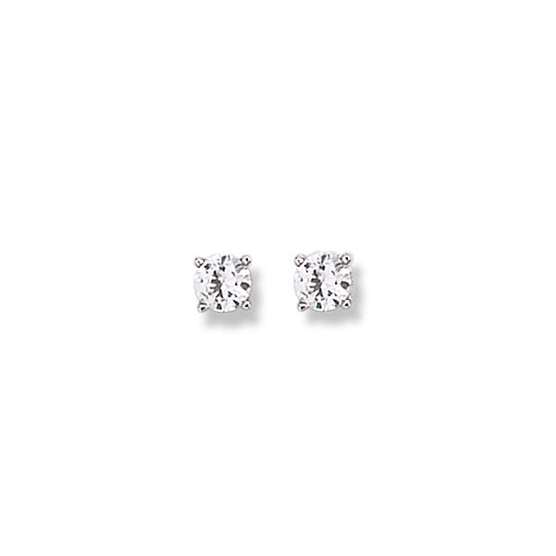 Boucles d'oreilles Argent et oxyde blanc