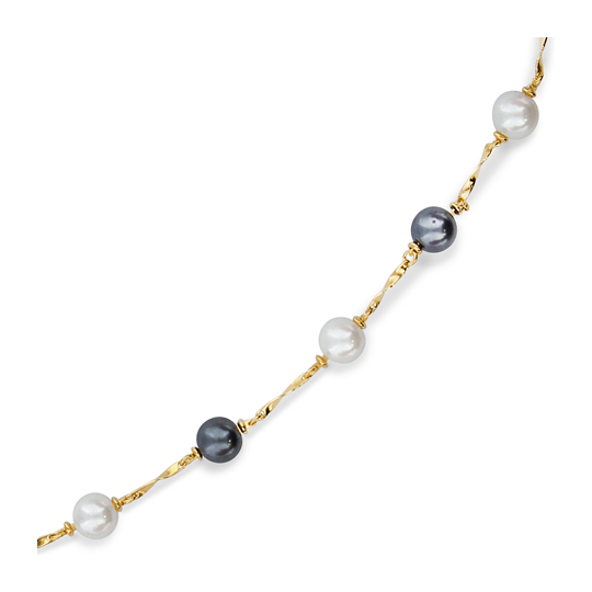 Pendentif Rond Plaqué Or Avec Perle D'imitation Grise - Bijou Neuf Avec étiquettes Tata Gisèle