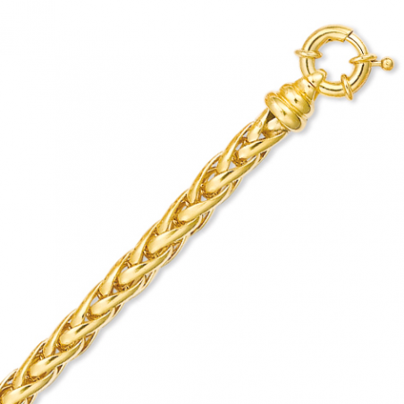 Bracelet plaqué or en 20 cm