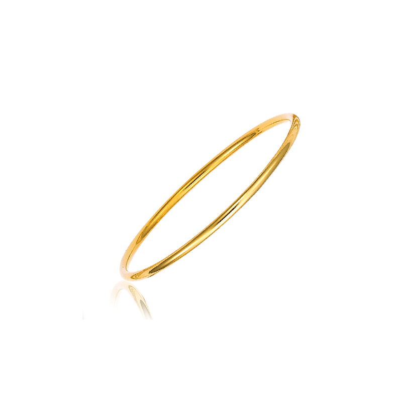 Bracelet plaqué or  rigide Ø65