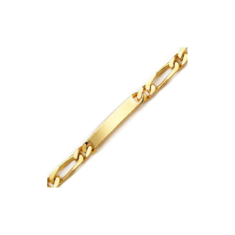 Identité plaqué or  en 23 cm 