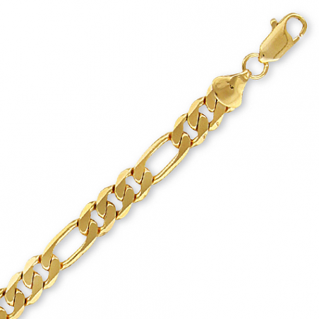 Bracelet plaqué or  en 21 cm 