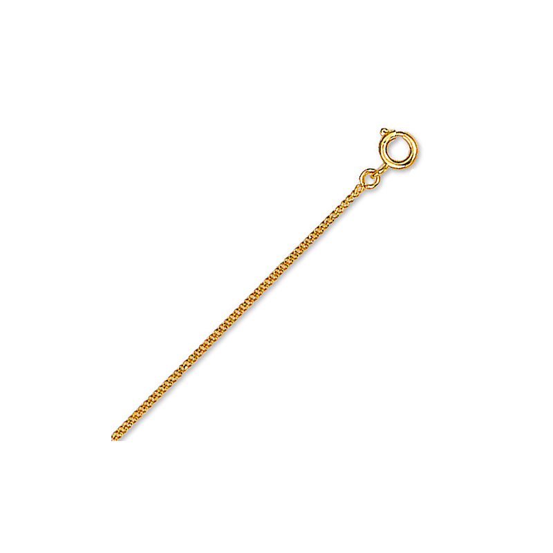 Chaine plaqué or maille gourmette