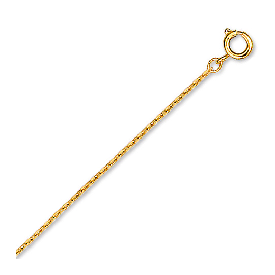 Collier Chaîne Plaqué Or Maille Forçat Avec Boules - Longueur 45 Cm - Neuf Avec étiquettes