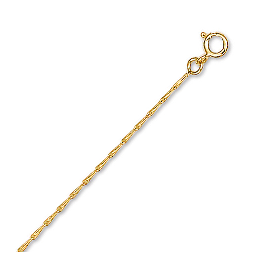 Chaîne Plaqué Or - Longueur 50cm, Maille Café, Vintage Neuve, Unisexe
