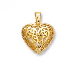 Pendentif plaqué or   