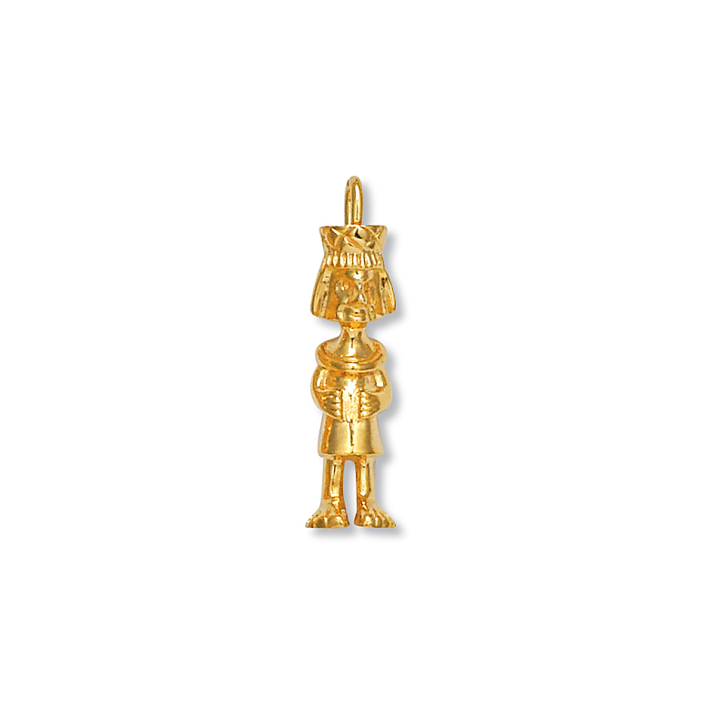 Pendentif plaqué or   