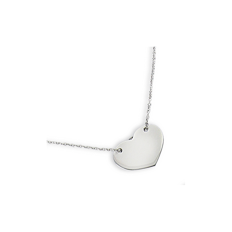 Collier argent en 42 cm à graver