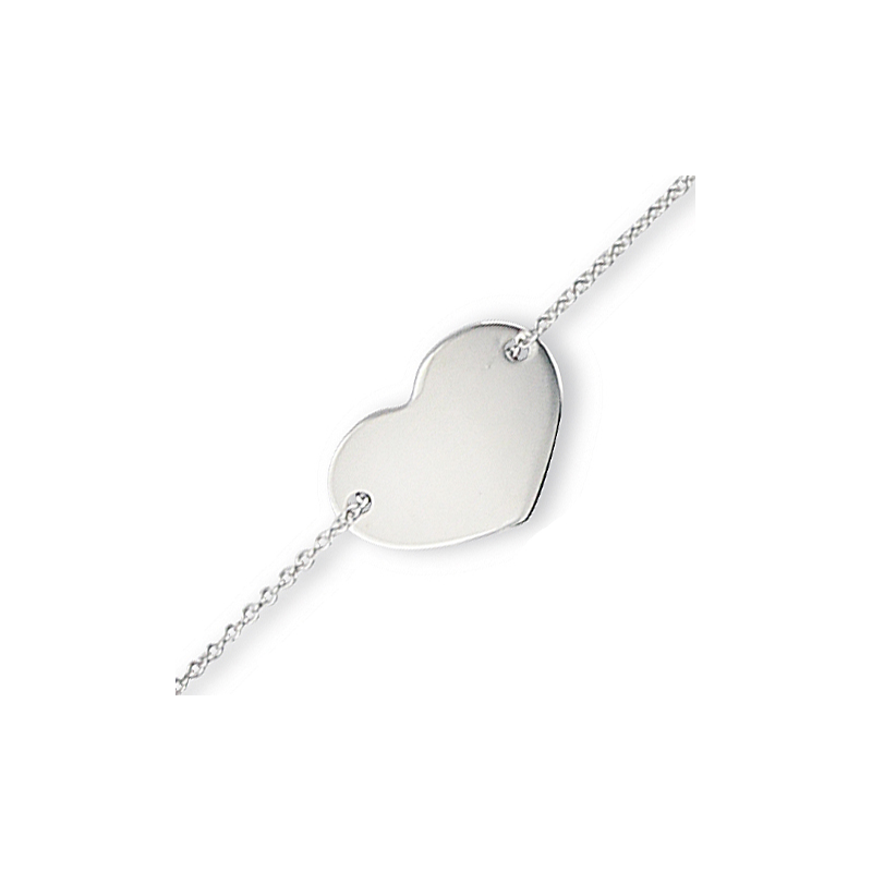 Bracelet argent en 18.5 cm mise à longueur 16 cm à graver 
