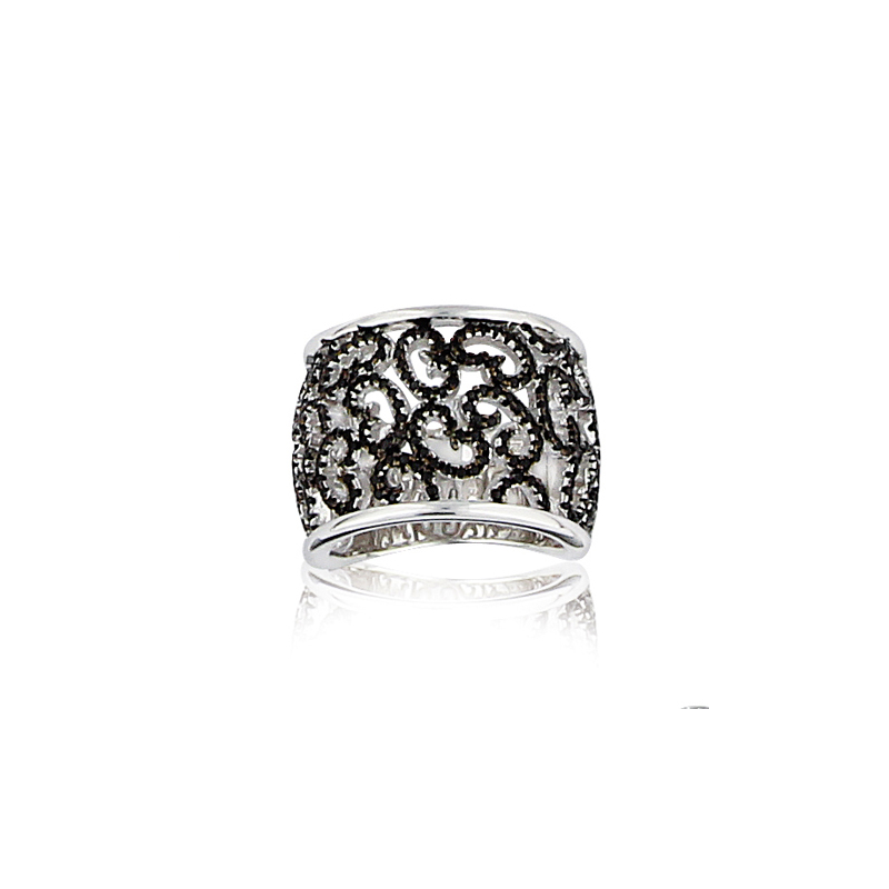 Bague argent oxyde T52 à 60 de 2 en 2