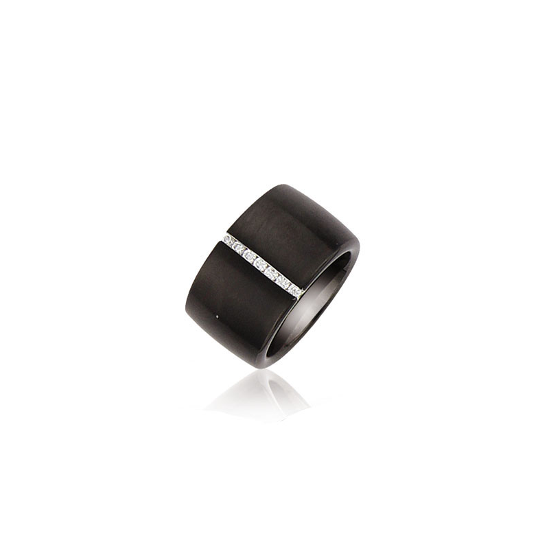 Bague acier noir oxyde T52 à 60 de 2 en 2