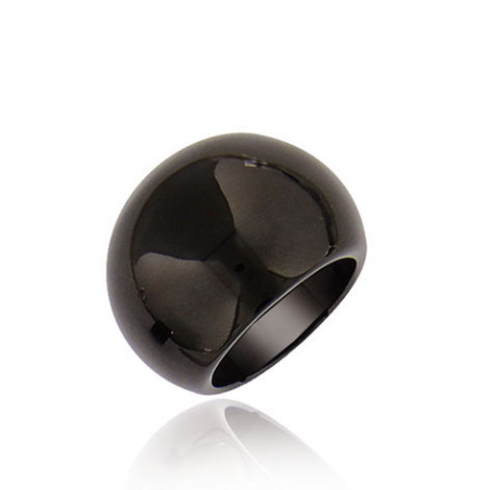 Bague acier noir T52 à 60 de 2 en 2