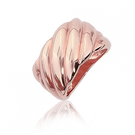 Bague palqué or rose 