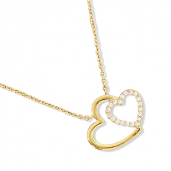 Collier plaqué or oxyde