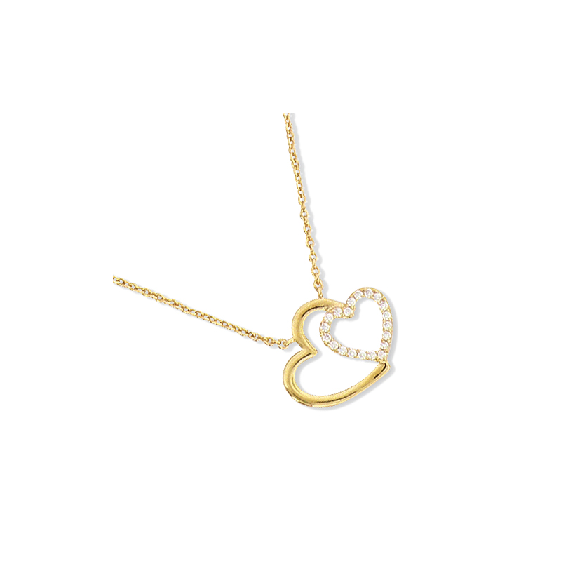 Collier plaqué or oxyde