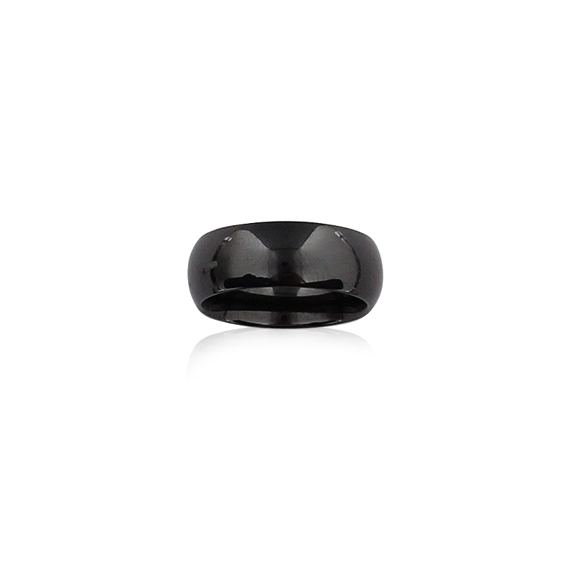 Bague céramique noire