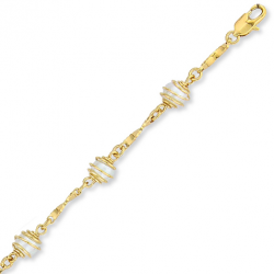 Bracelet plaqué or perle