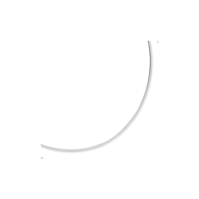 Collier cable Argent 40cm