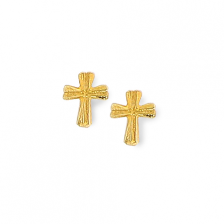 Boucle d'oreille enfant plaqué or 