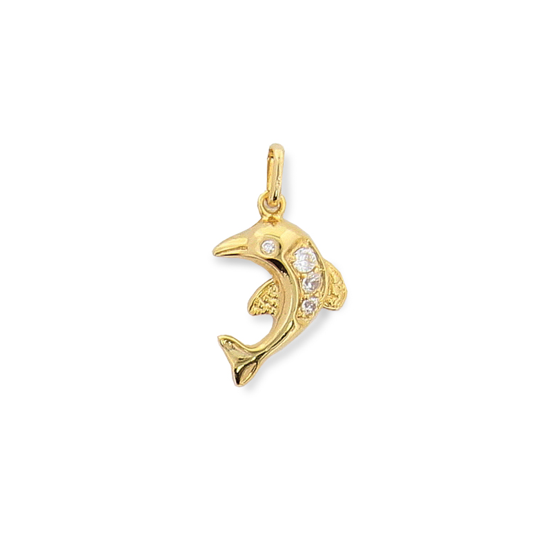 Pendentif plaqué or oxyde