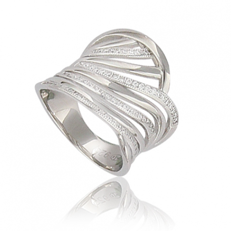 Bague argent oxyde