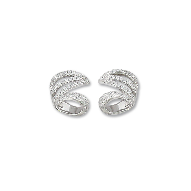 Boucles d'oreilles argent oxyde