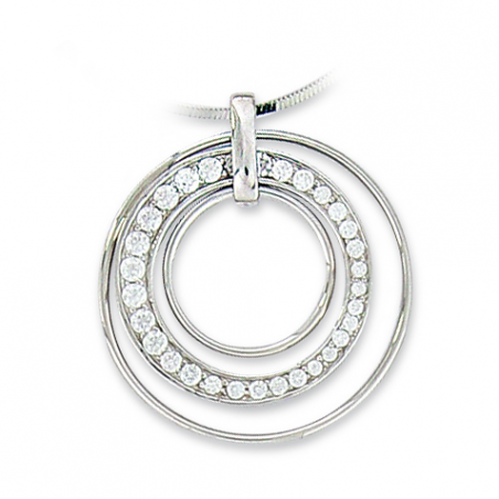 Pendentif argent oxyde