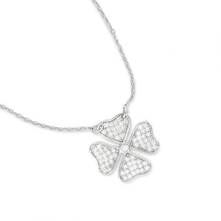Collier argent oxyde 