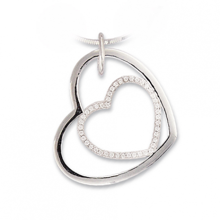 Pendentif argent oxyde