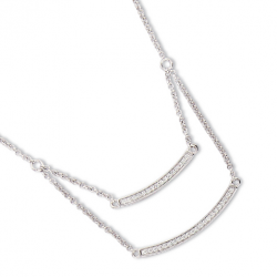 Collier argent oxyde