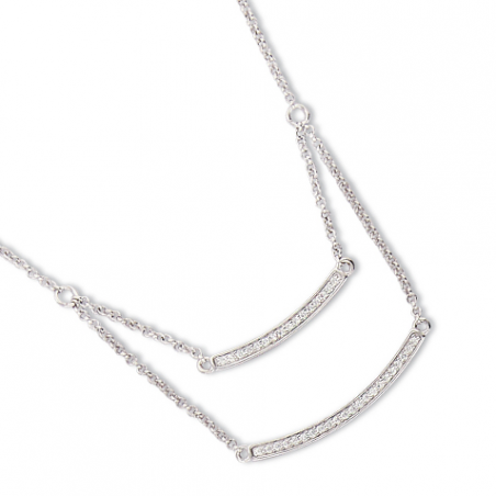 Collier argent oxyde