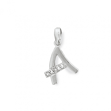 Pendentif argent et oxyde