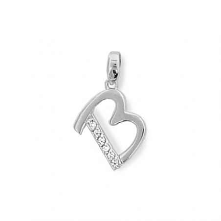 Pendentif argent et oxyde