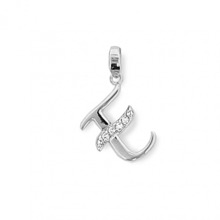 Pendentif argent et oxyde