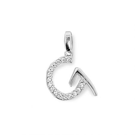 Pendentif argent et oxyde