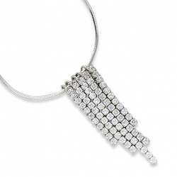 Collier argent oxyde