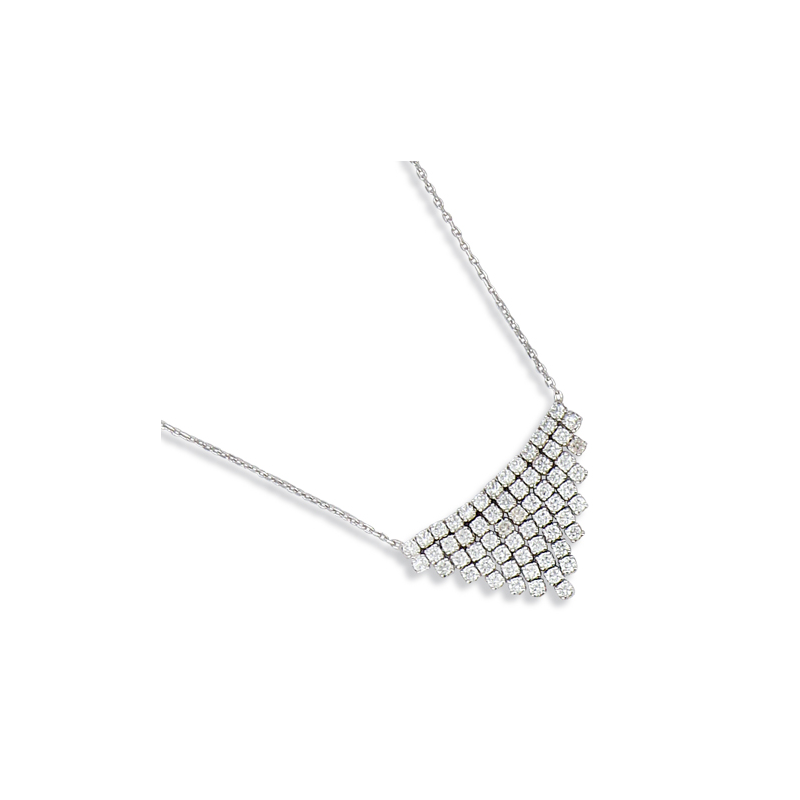 Collier argent oxyde