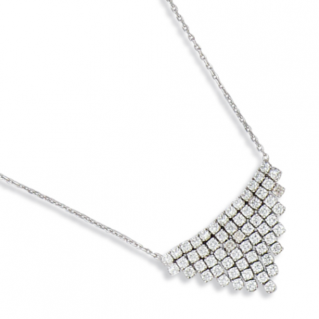 Collier argent oxyde