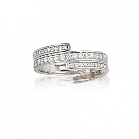 Bague argent oxyde