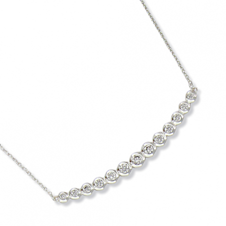 Collier argent oxyde