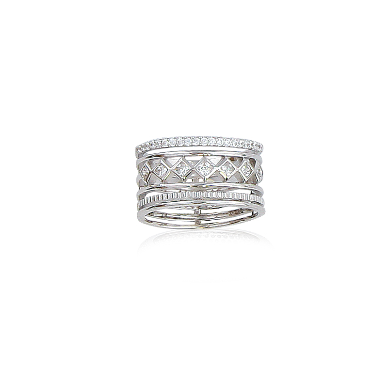 Bague argent oxyde