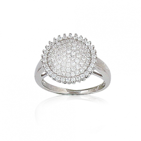 Bague argent oxyde