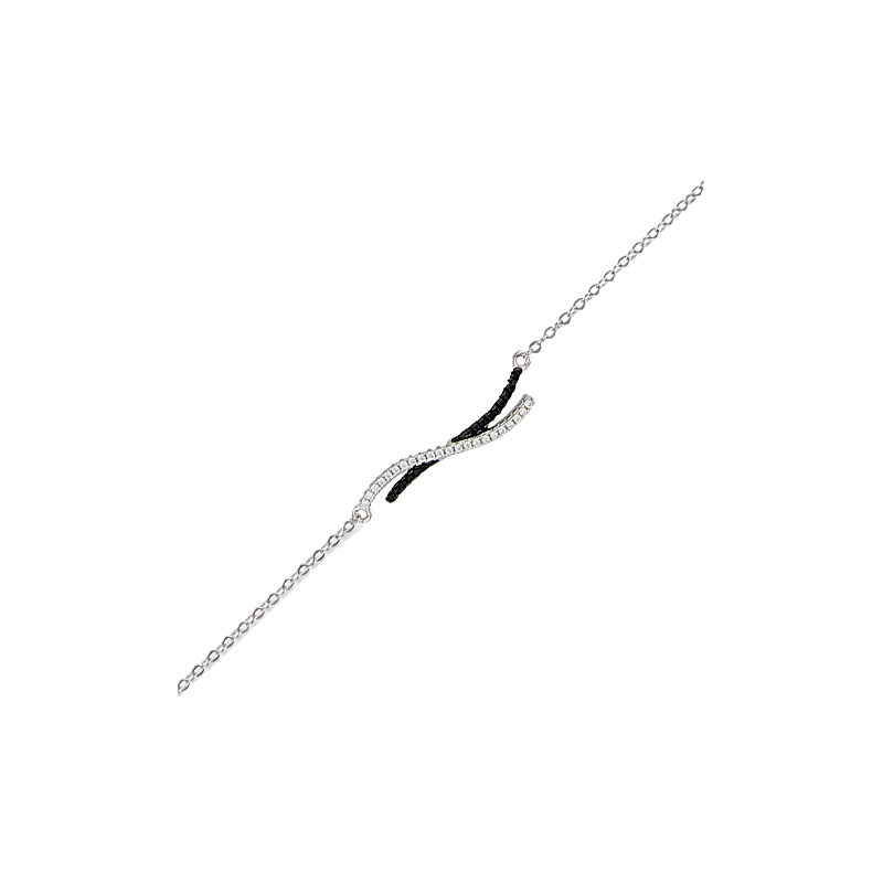 Bracelet argent oxyde