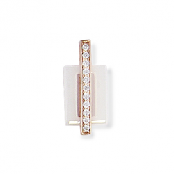 Pendentif argent céramique oxyde