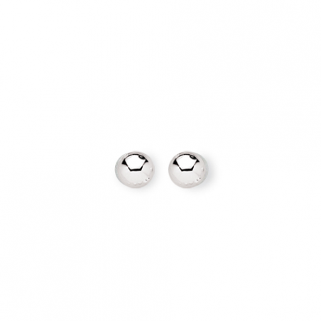 Boucle d'oreille argent boule