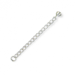 Chaîne de rallonge argent 4 cm