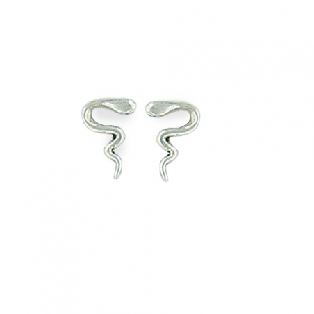 Boucle d'oreille argent enfant serpent