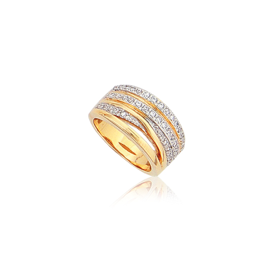 Bague ACCESSOIRES & DAZ - Orée - Incrustée Oxyde De Zirconium - Taille FR 62 - Neuf Avec Étiquettes